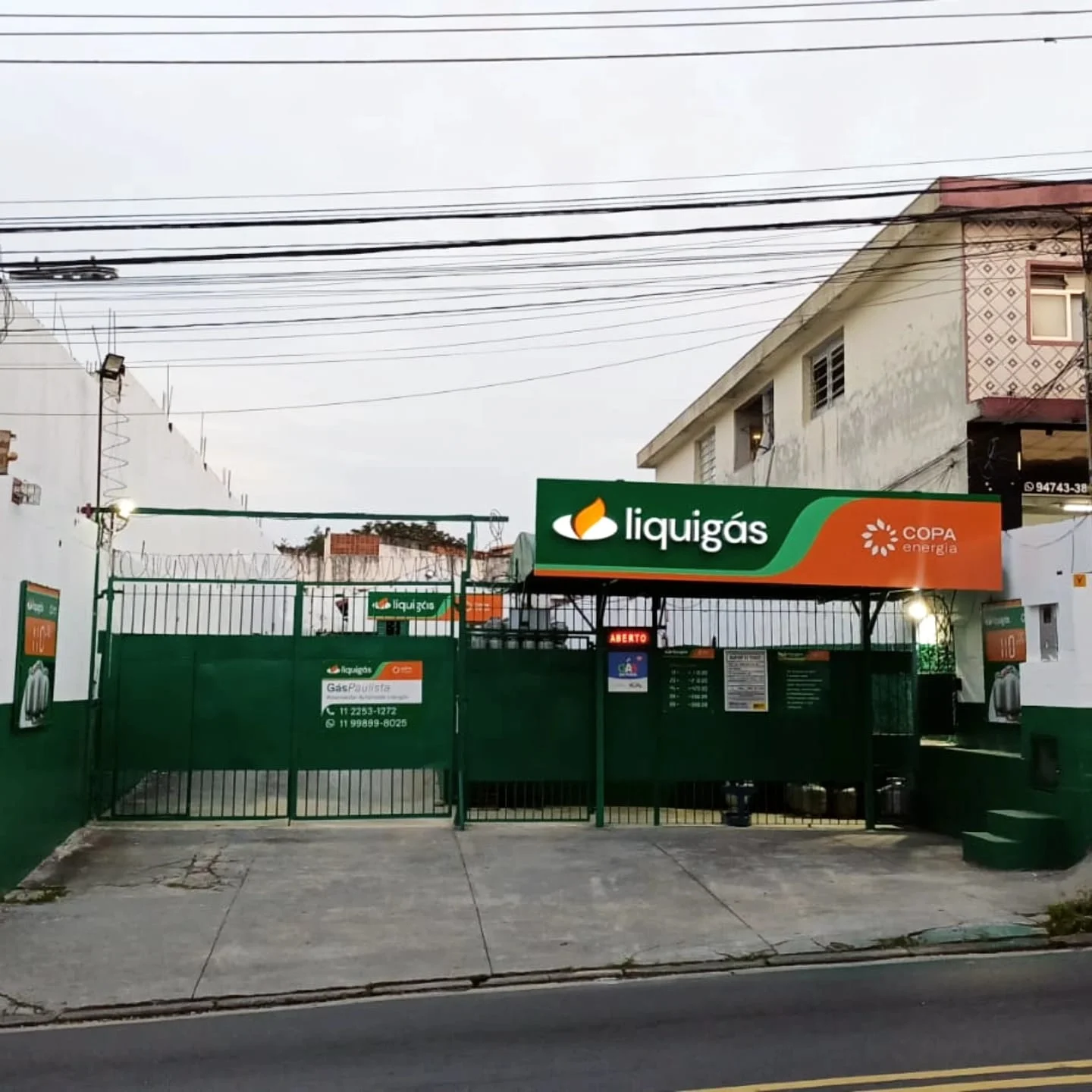 Fachada da loja Liquigás Rápido em Vila Antonieta, São Paulo